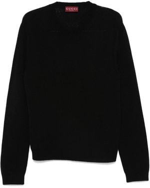 Gucci Web-Stripe Jumper - Black