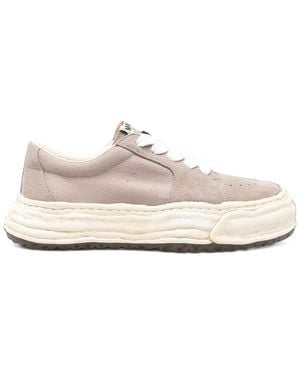 Maison Mihara Yasuhiro Wavy-Sole Trainers - White