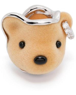 YVMIN Bear Head Earring - Natural