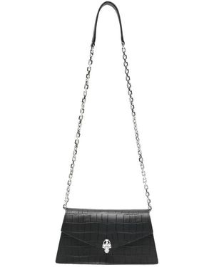 McQueen Skull Mini Shoulder Bag - White