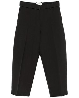 Studio Nicholson Belted Trousers - Black