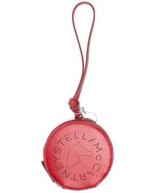 Stella McCartney Logo Coin Purse Keyring - Pink