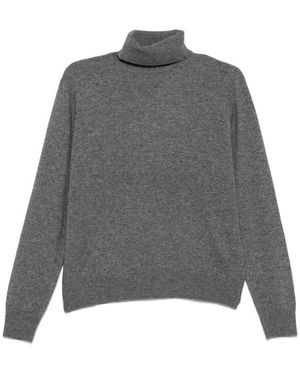 Entire studios Roll-Neck Knitted Jumper - Grey