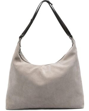 Brunello Cucinelli Suede Shoulder Bag - Grey