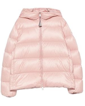 Moncler Hooded Padded Jacket - Pink