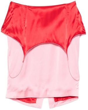 Facon Jacmin Jackie Midi Skirt - Red