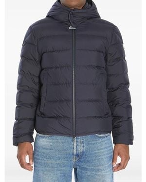 Moncler Removable-Hood Puffer Jacket - Blue