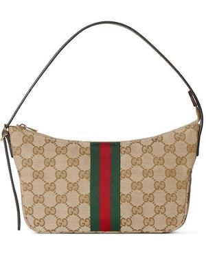 Gucci Neutrals Shoulder Bags - White