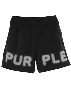 Purple Brand P504 Wordmark Shorts - Black