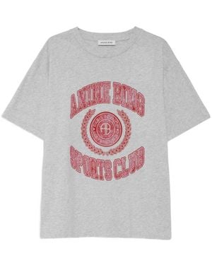 Anine Bing Cade T-Shirt Collegiate - Grey