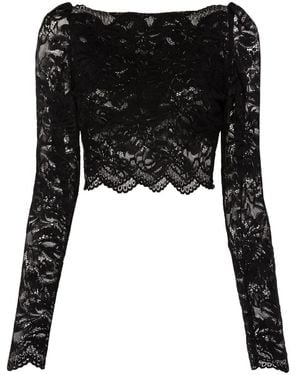 Rabanne Crop Top - Black