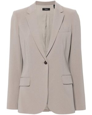 Theory Staple Blazer - Gray