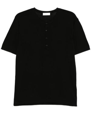 Roberto Collina Button Knitwear - Black