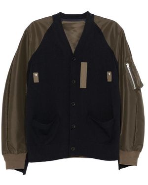 Sacai Jackets - Black