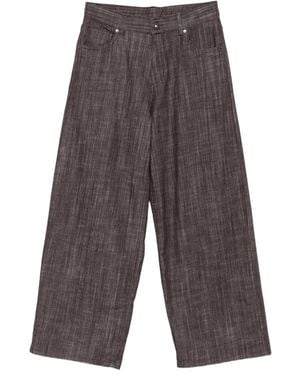 Panicale Straight-Leg Pants - Gray