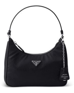 Prada Re-Edition 2005 Re-Nylon And Saffiano Mini Bag - Black