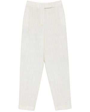 JOSEPH Straight Trousers - White