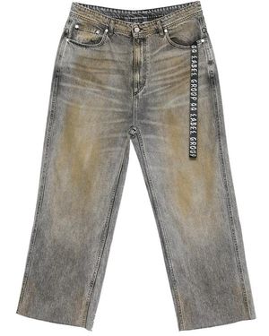44 Label Group Strap-Detail Jeans - Grey