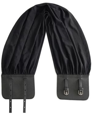 Paloma Wool Adriana Ii Ruched Buckle-Fastening Belt - Black