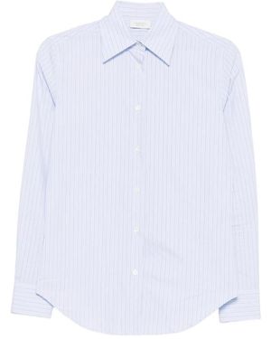 Mazzarelli Striped-Print Shirt - Blue
