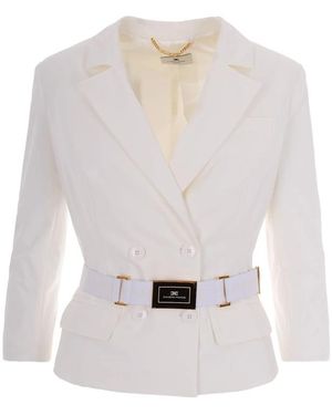Elisabetta Franchi Jacket - White