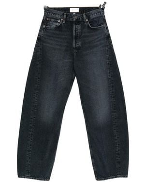 Agolde Luna Barrel-Leg Jeans - Blue