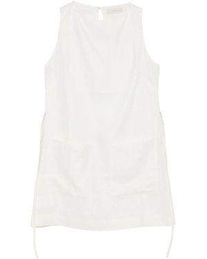 Faithfull the Brand Boat Neck Dress - White