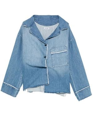 Facon Jacmin Christina Raw-Cut Jacket - Blue