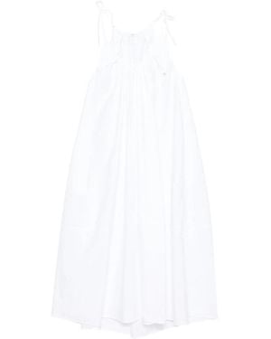 Co. Tie-Strap Maxi Dress - White