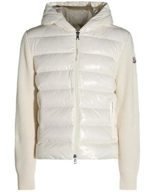 Moncler Neutrals Jackets - White