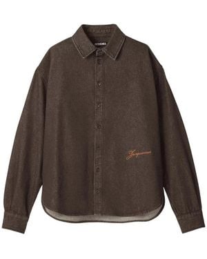 Jacquemus The De-Nîmes Simon Denim Shirt - Brown