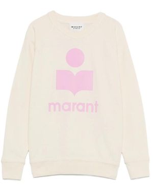 Isabel Marant Millyny Crew-Neck Sweatshirt - White