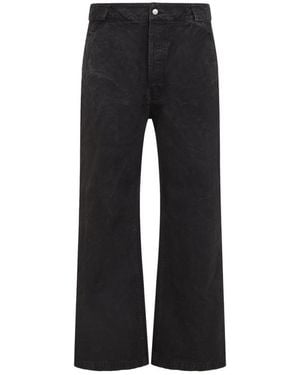 Fear Of God Logo-Patch Jeans - Black