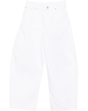 Alaïa Wide-Leg Jeans - White