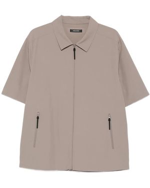 Hiking Patrol Zip Short-Sleeve Shirt - Grey
