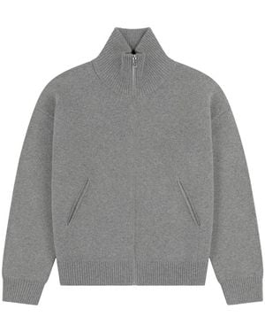 Axel Arigato Core Zip-Up Cardigan - Grey