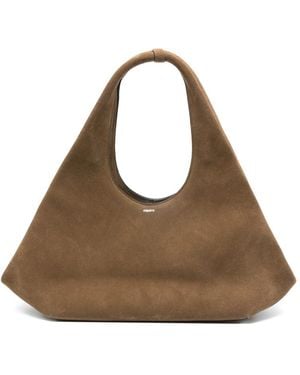 Coperni Suede Top-Handle Tote Bag - Brown
