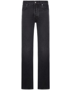 Haikure Five-Pocket Straight-Leg Jeans - Blue