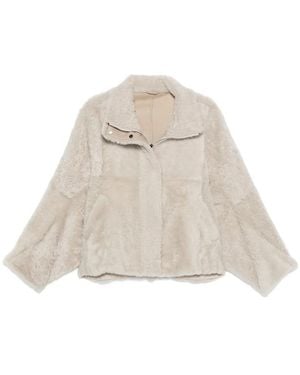 Brunello Cucinelli Neutrals Jackets - Natural