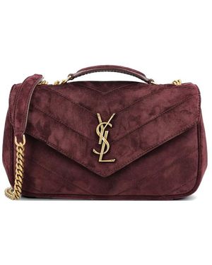 Saint Laurent Shoulder Bags - Purple