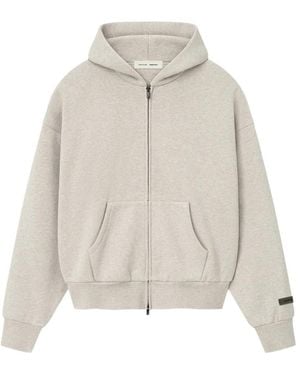 Fear Of God Full Zip Hoodie - Natural