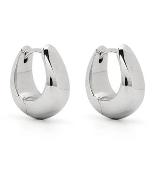 Tom Wood Ice Hoop Earrings - Metallic