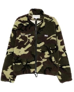 Rhude Camouflage-Print Logo-Embroidered Jacket - Black