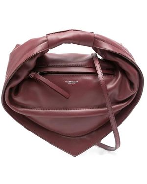 トートバッグ Federico Cina Heart-Shaped Red Lambskin Tote Bag Red FEDERICO CINA Tote bags for Women | Lyst