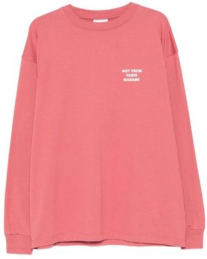 Drole de Monsieur Long-Sleeves T-Shirt - Pink