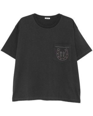Bode Stud-Embellished T-Shirt - Black