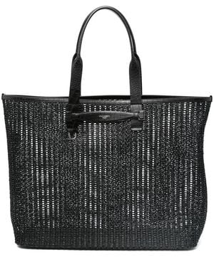 Dolce & Gabbana Interwoven-Design Tote Bag - Black