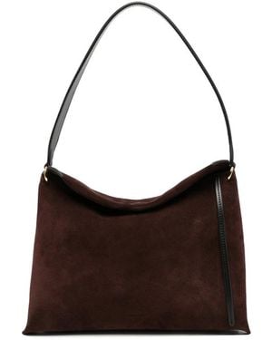Wandler Tote Bag Suede - Brown