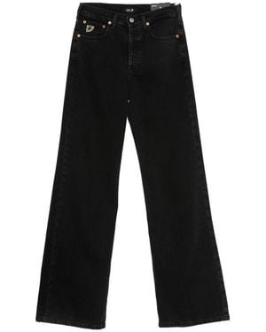 Lois Lindsay Wide-Leg Jeans - Black