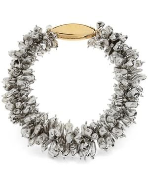 Dries Van Noten Beaded Necklace - Metallic